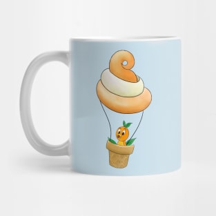 Little Orange Bird Citrus Swirl Hot Air Balloon Ride Mug